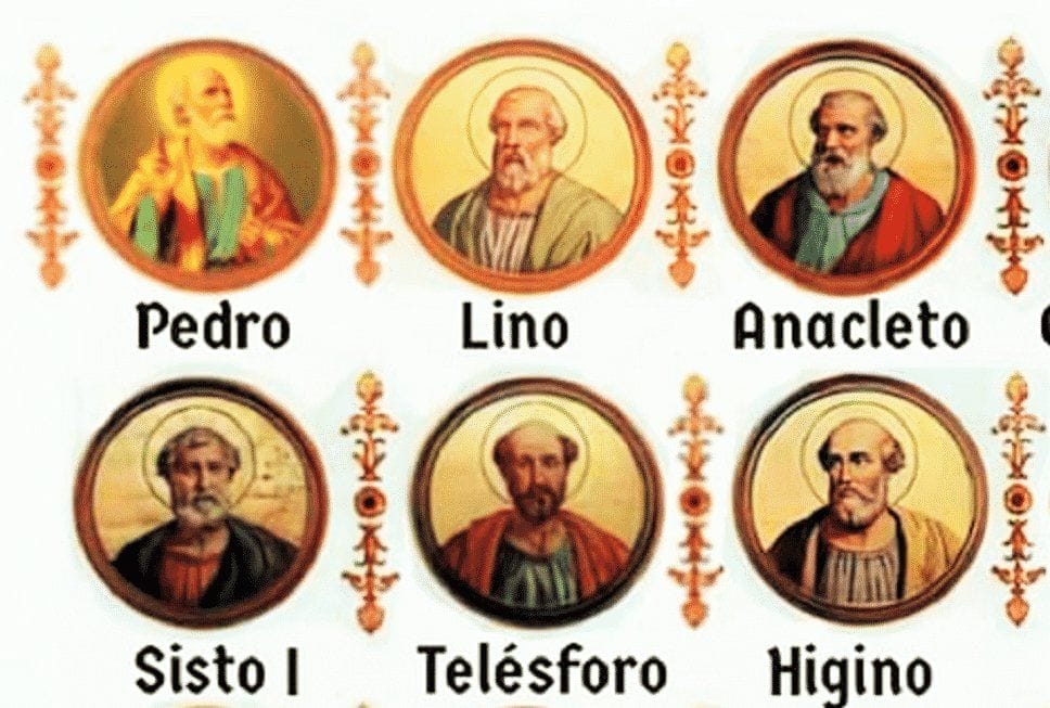 nombres de los papas
