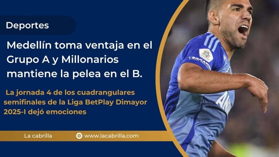 Medellín toma ventaja en el Grupo A y Millonarios mantiene la pelea en el B