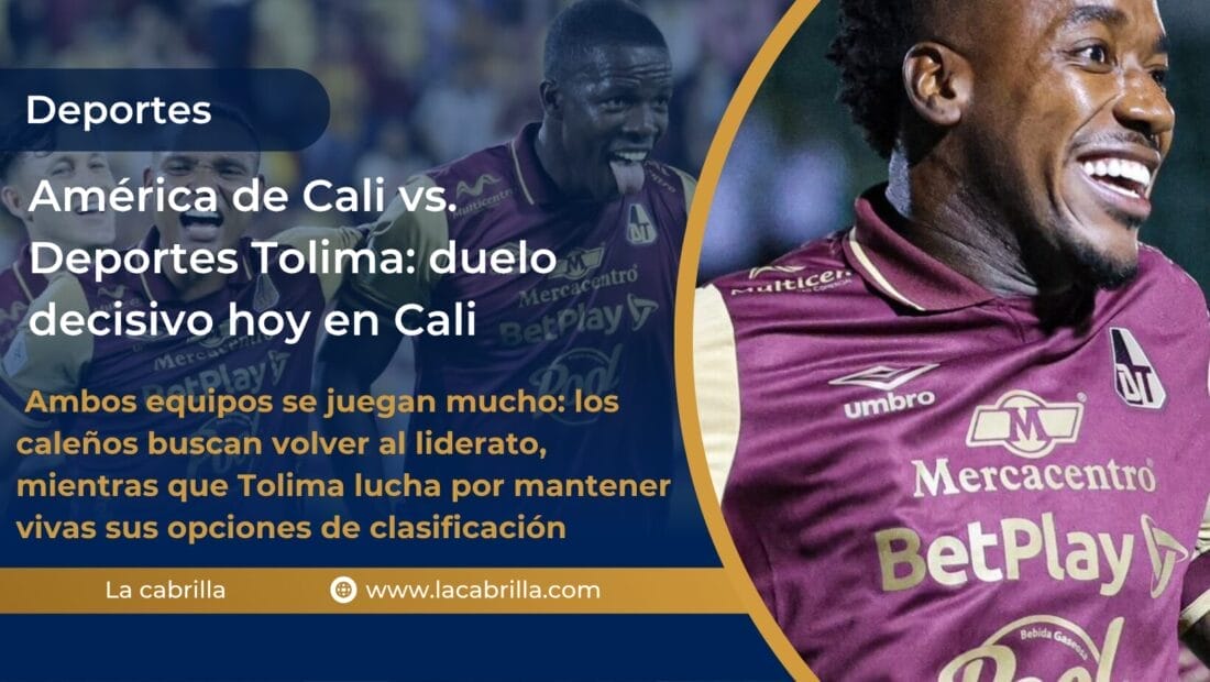 América de Cali vs. Deportes Tolima: duelo decisivo hoy en Cali