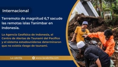 Terremoto de magnitud 6,7 sacude las remotas islas Tanimbar en Indonesia.