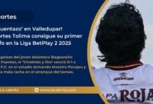 ¡Un ‘fuentazo’ en Valledupar! Deportes Tolima consigue su primer triunfo en la Liga BetPlay 2 2025