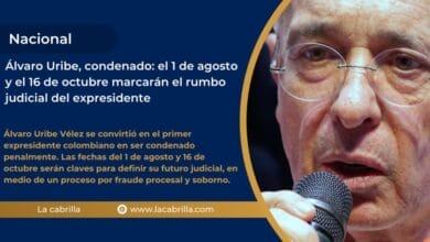 Álvaro Uribe, condenado: el 1 de agosto y el 16 de octubre marcarán el rumbo judicial del expresidente