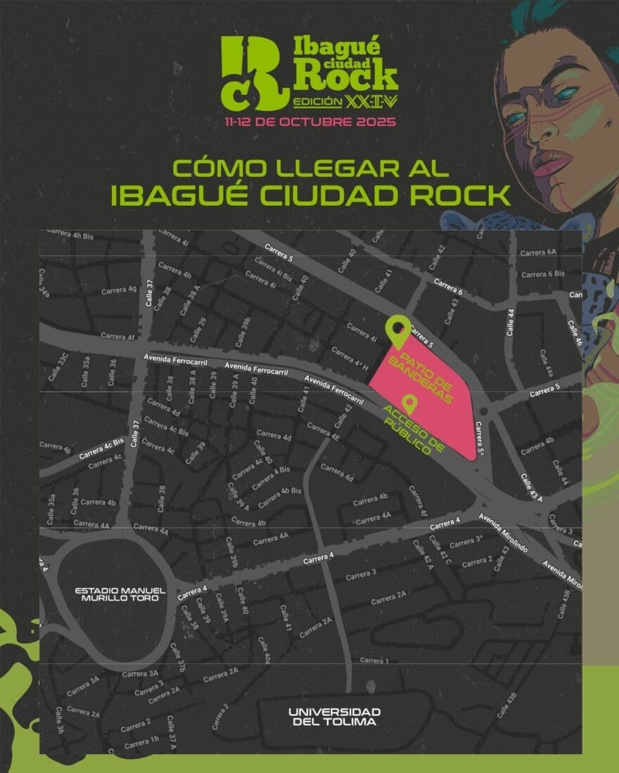TODO LO QUE DEBES SABER SOBRE EL IBAGUÉ CIUDAD ROCK 2025.