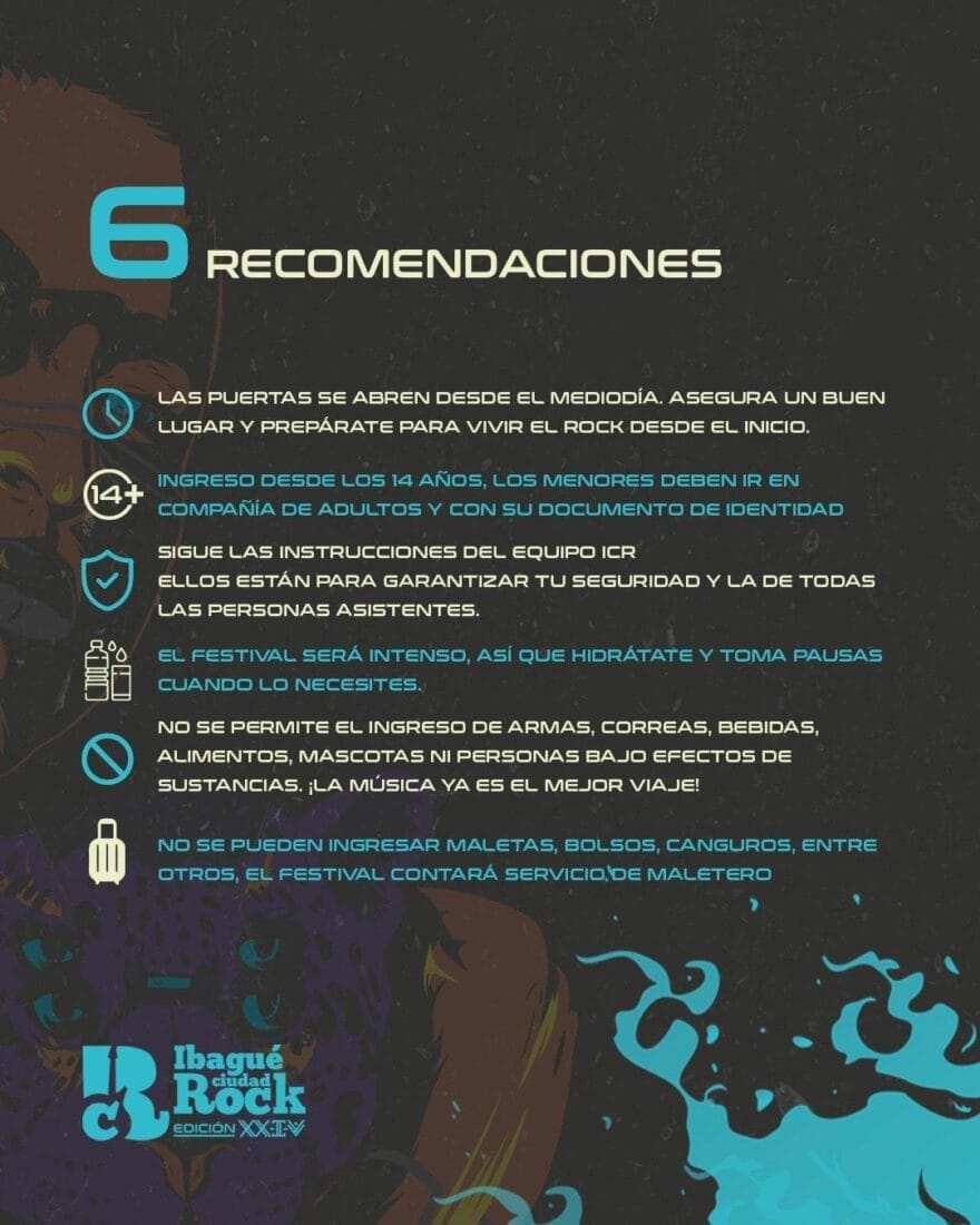 TODO LO QUE DEBES SABER SOBRE EL IBAGUÉ CIUDAD ROCK 2025.