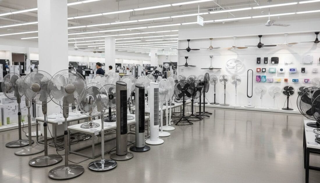 Guía para elegir ventilador: de techo, de torre, de mesa o pared y cuál conviene