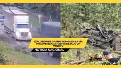 Explosión de carro bomba en la Vía Panamericana habría dejado un muerto