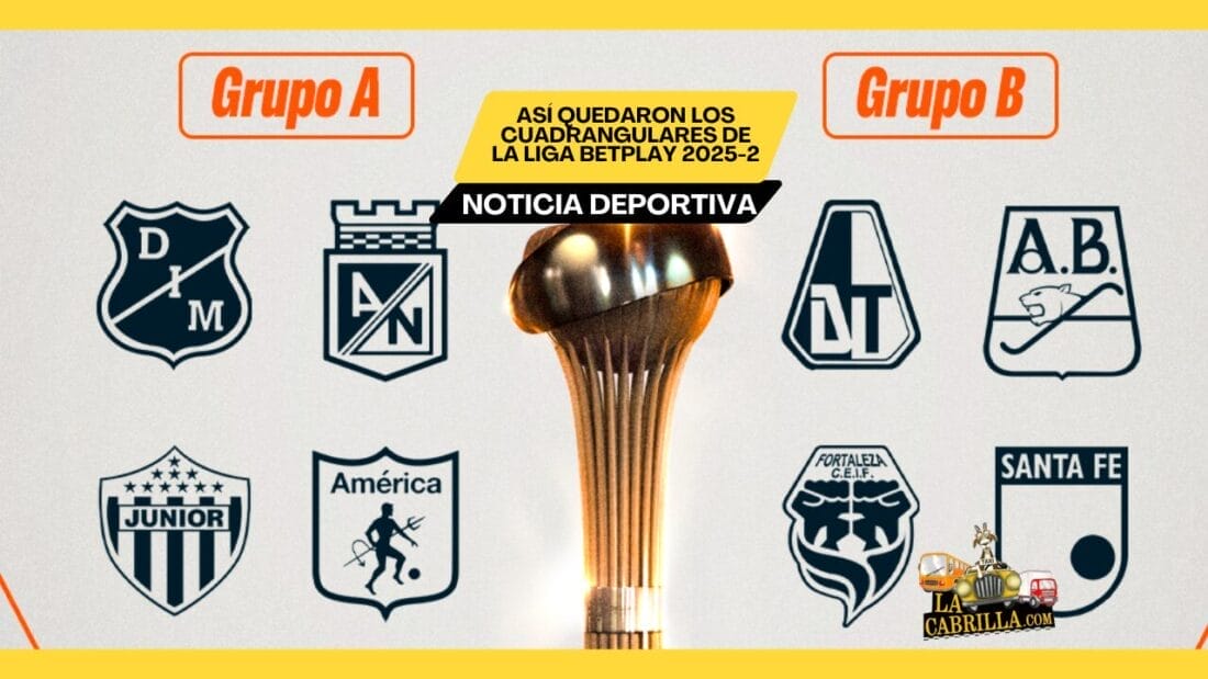 Así quedaron los cuadrangulares de la Liga BetPlay 2025-2