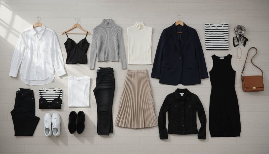Clóset cápsula realista: 12 prendas que combinan entre sí