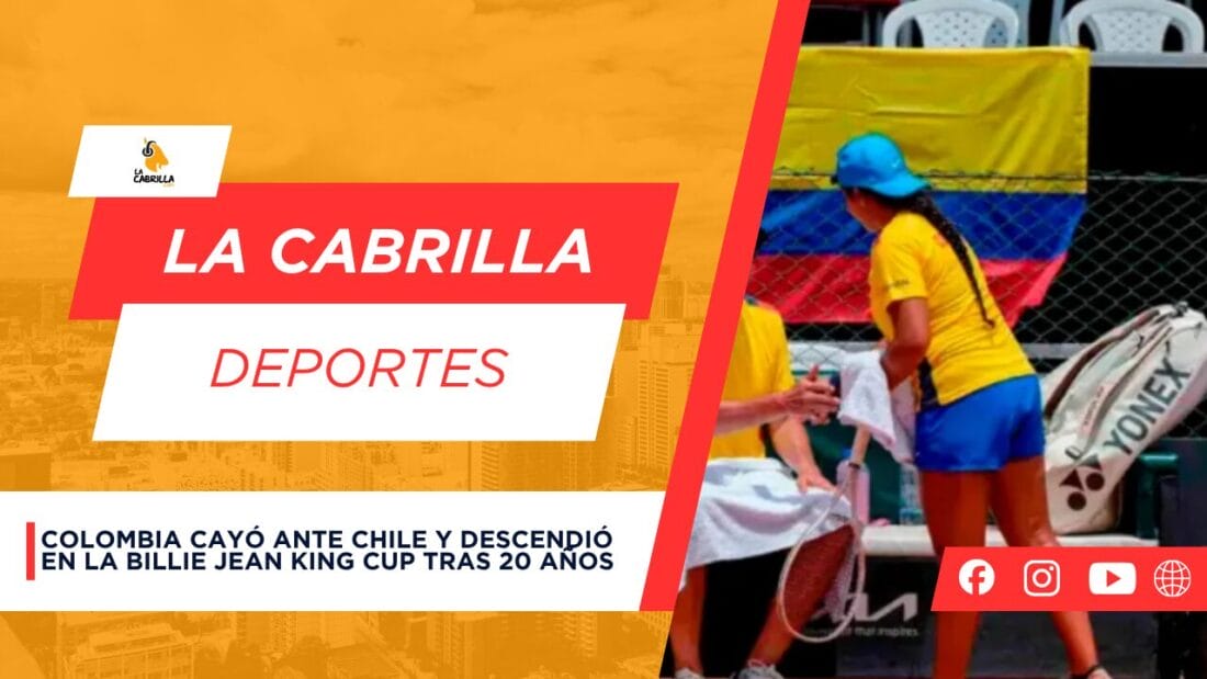 Colombia cayó ante Chile y descendió en la Billie Jean King Cup tras 20 años