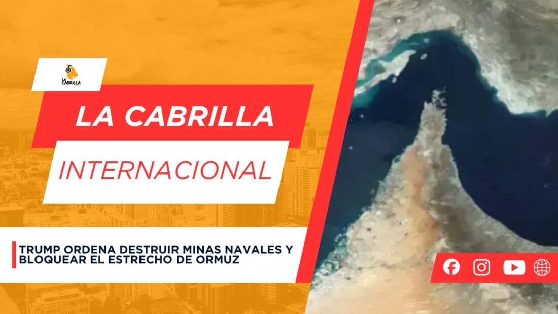 Trump ordena destruir minas navales y bloquear el estrecho de Ormuz