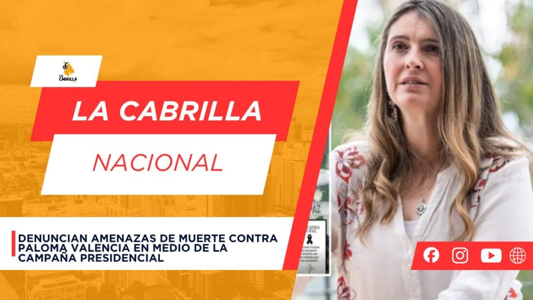 Denuncian amenazas de muerte contra Paloma Valencia en medio de la campaña presidencial
