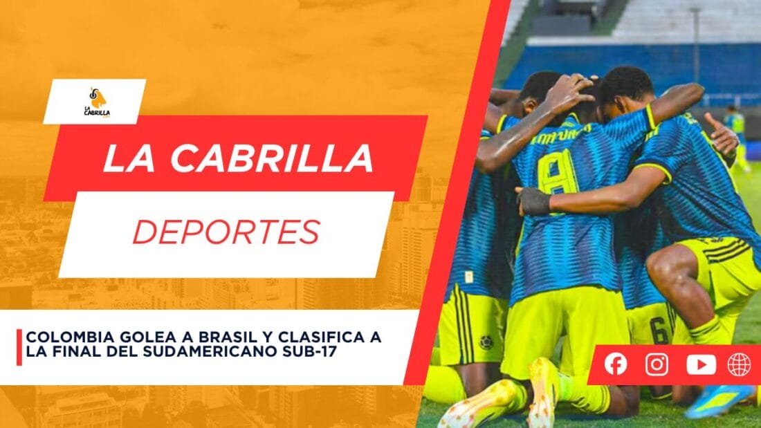 Colombia golea a Brasil y clasifica a la final del Sudamericano Sub-17
