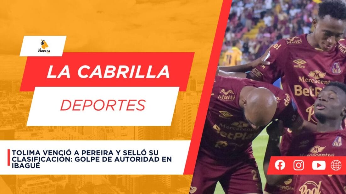 Tolima venció a Pereira y selló su clasificación: golpe de autoridad en Ibagué