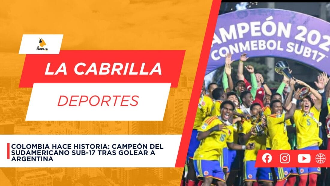 Colombia hace historia: campeón del Sudamericano Sub-17 tras golear a Argentina