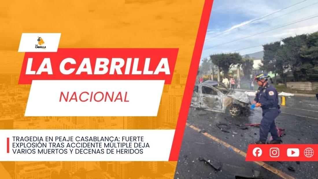 Tragedia en peaje Casablanca: fuerte explosión tras accidente múltiple deja varios muertos y decenas de heridos