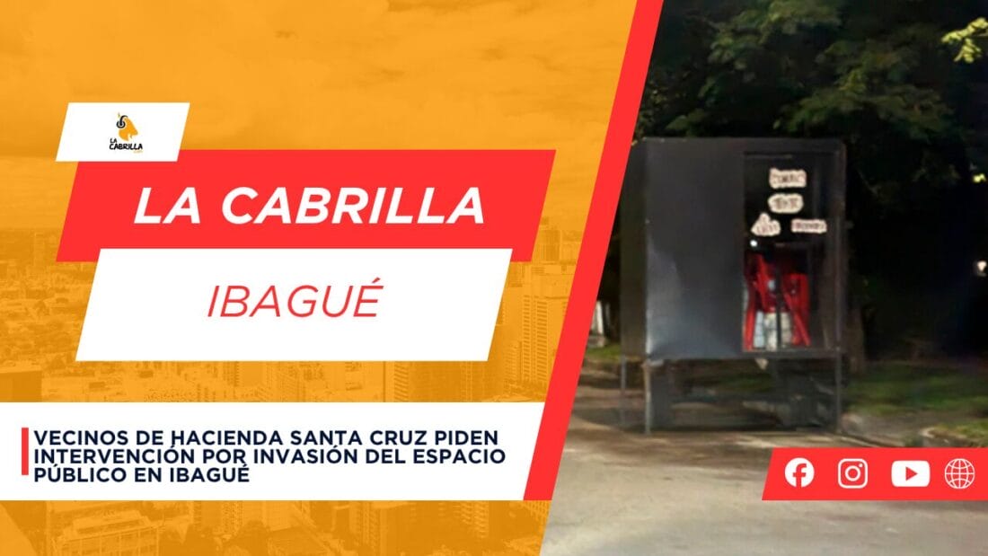 Vecinos de Hacienda Santa Cruz piden intervención por invasión del espacio público en Ibagué