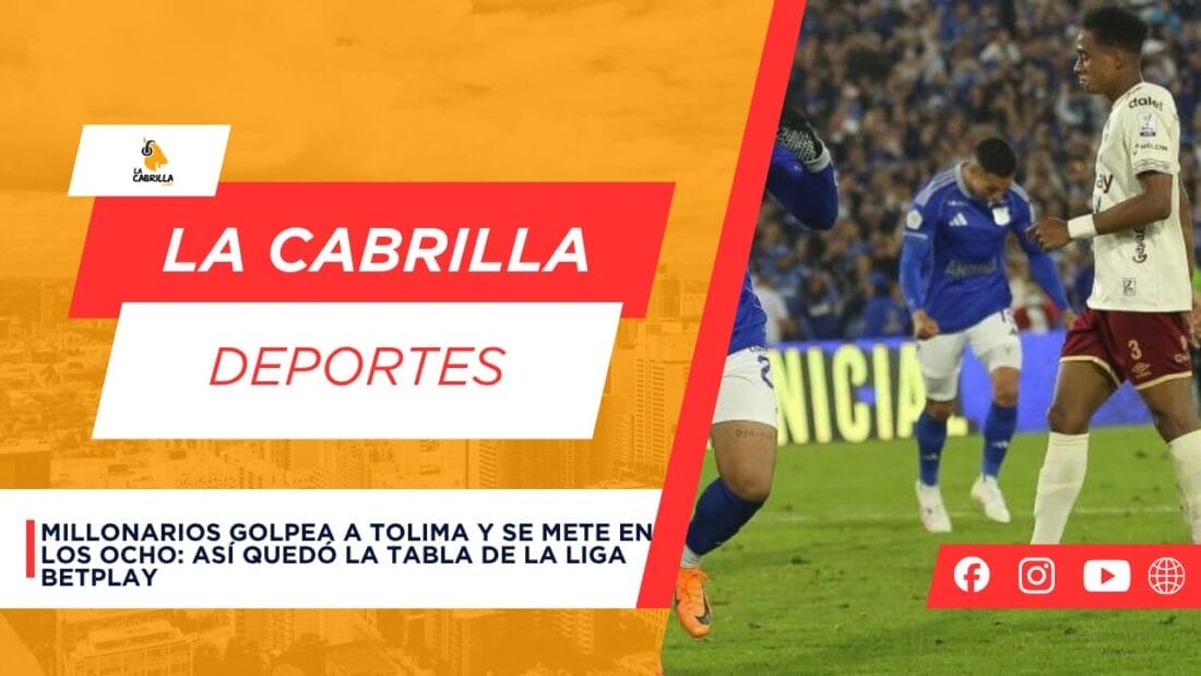Millonarios golpea a Tolima y se mete en los ocho: así quedó la tabla de la Liga BetPlay