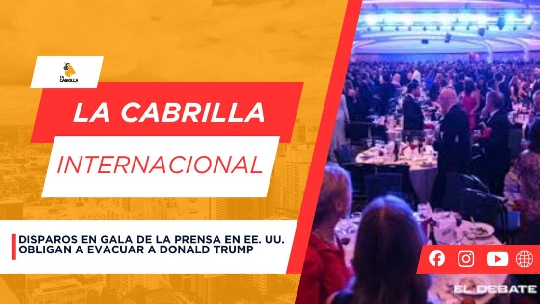 Disparos en gala de la prensa en EE. UU. obligan a evacuar a Donald Trump