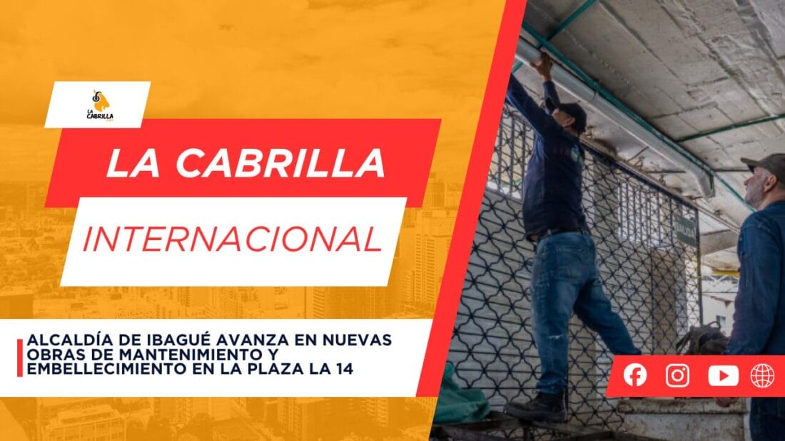 Alcaldía de Ibagué avanza en nuevas obras de mantenimiento y embellecimiento en la Plaza La 14