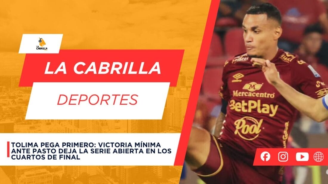 Tolima pega primero: victoria mínima ante Pasto deja la serie abierta en los cuartos de final