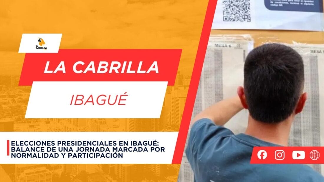 Elecciones presidenciales en Ibagué: balance de una jornada marcada por normalidad y participación